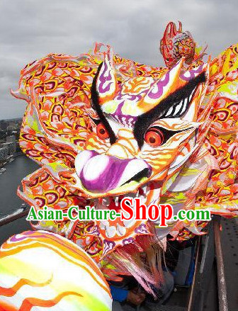 Guangdong Southern Fluroescent Lights Dragon Dancing Equipments Complete Set