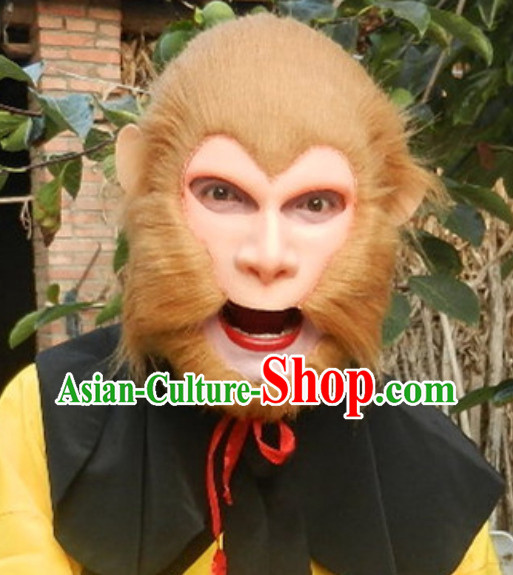 Sun Wukong Monkey King Fur Mask Wig