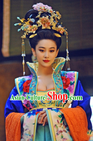 Chinese Empress Clothing Clothes and Hair Accessories online Complete Set