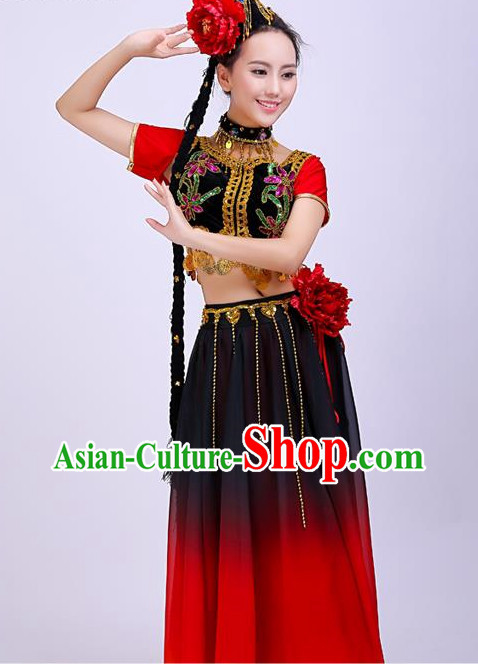 Chinese Folk Dancing Costume for Women