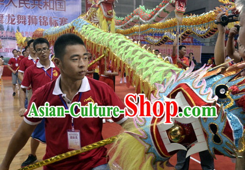 Top Competition and Parade Lightweight Dragon Dancing Costumes Complete Set