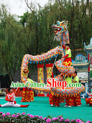 10 Meters China New Year Dragon Dance Costume for 6 People