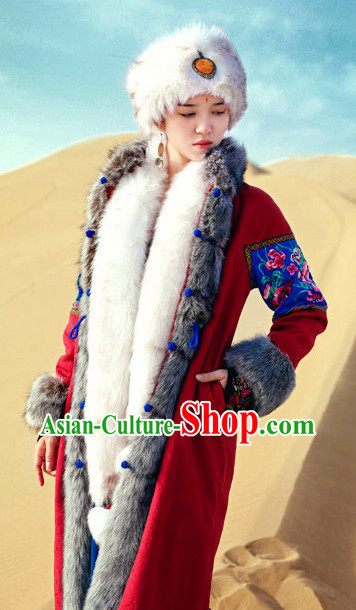 Mongolian Princess Oriental Clothing and Headpieces for Women