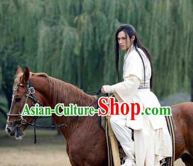 Chinese White Swordman Dress for Men