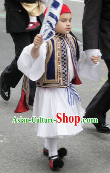 Traditional Greek Tsolias Costumes for Boys