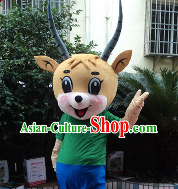 Chinese New Year Laughing Goat Mascot Costumes Complete Set