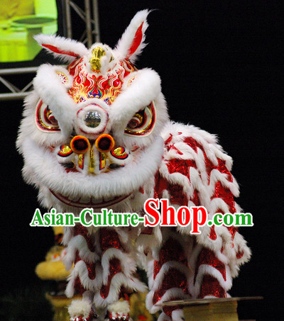 Top Pink Southern Heshan Lion Dance Equipment Complete Set