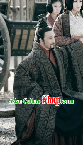 China Ancient King Costumes and Hat