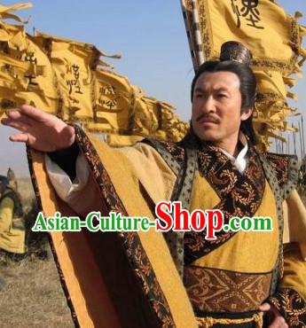 China Ancient King Robe and Headwear