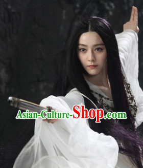 Ancient Chinese Long Black Wig for Girls