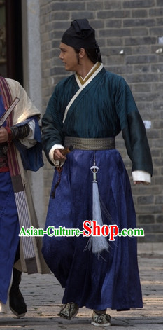 Chinese Knight Outfit and Hat for Boys