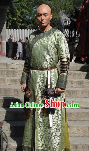 Qing Dynasty Nobleman Clothing Robe for Men