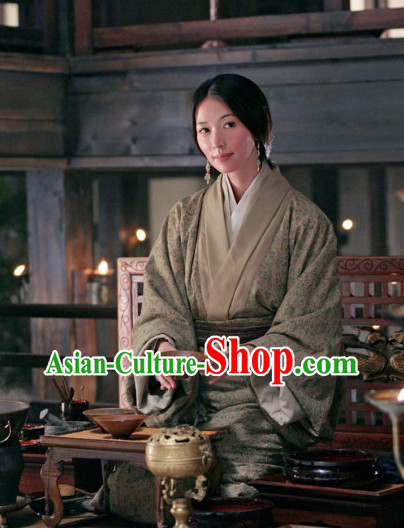 Chinese Classic Three Kingdoms Xiao Qiao Oriental Clothing Complete Set