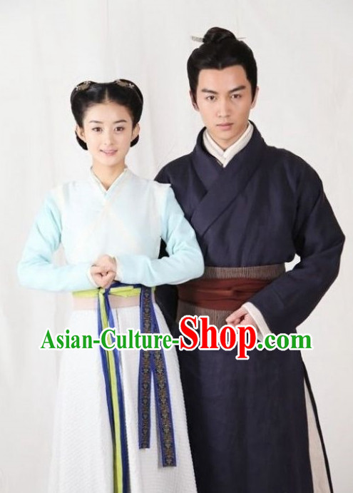 China Swordsman and Swordswoman Clothes Complete Set