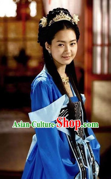 Korean Princess Film Costumes and Hair Accessories for Women