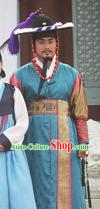 South Korean Traditional Swordsman Clothing for Men