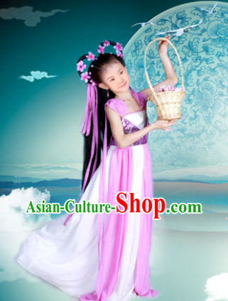 Ancient Chinese Fairy Costume for Little Girls