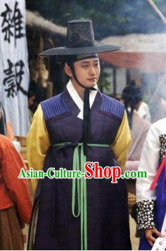 Traditional Korean Scholar Costumes for Men