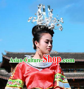 Traditional China Silver Headgear