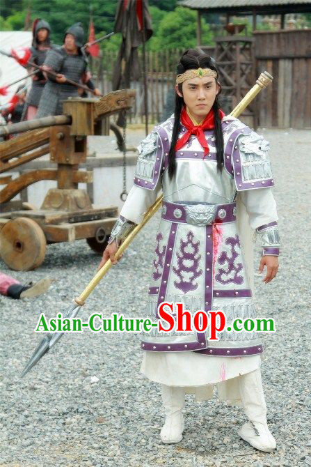 Chinese Tang Dynasty Superhero Armor Costumes for Men