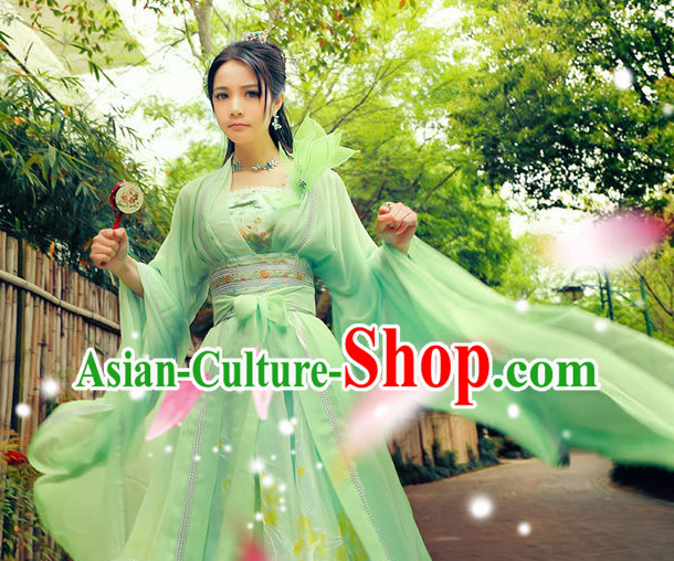 Green Fairy Dress Suit for Women