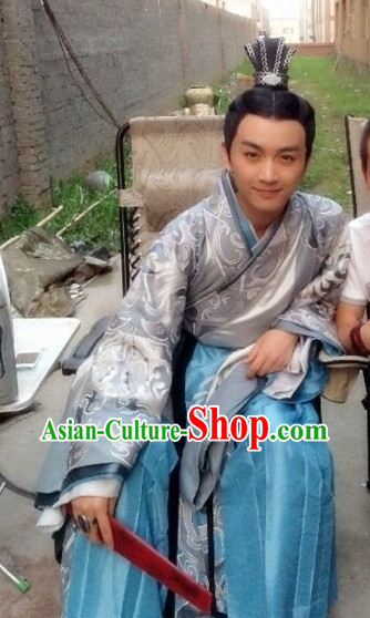 Asian Emperor Hanfu Dress Full Set for Men