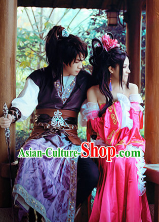 Asian Traditional Fencer Costumes for Men