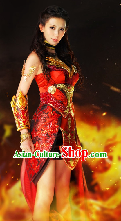 Asian Goddess Sexy Costumes and Hair Accessories