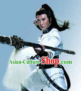 Asian Freedom Fighter White Costumes for Men