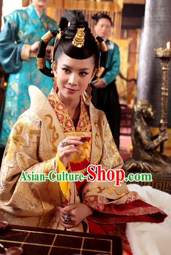Chinese TV Drama Empress Costumes and Hair Accessories