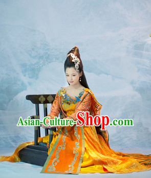 Ancient China Queen Costumes Complete Set for Girls