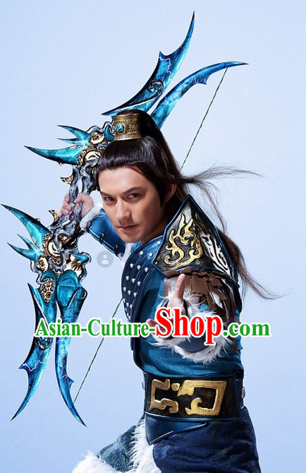 Asian Ancient Archer Cosplay Costumes for Boys and Men