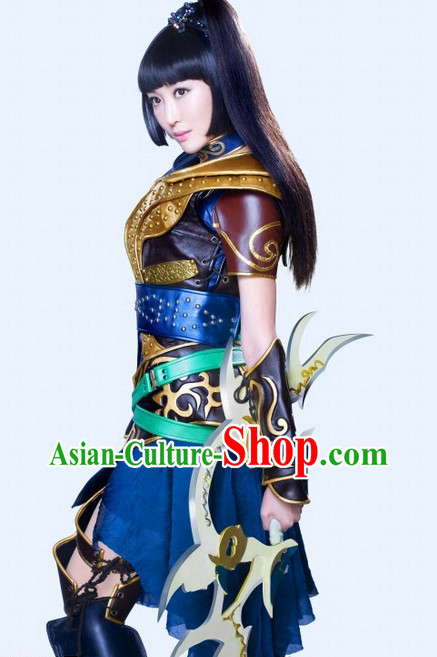 Traditional Warrior Armor Cosplay Costumes for Women