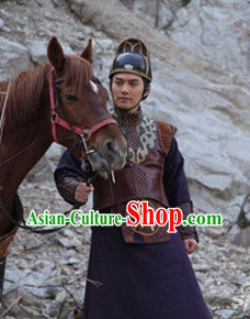 China Ancient Bodyguard Official Costumes and Hat