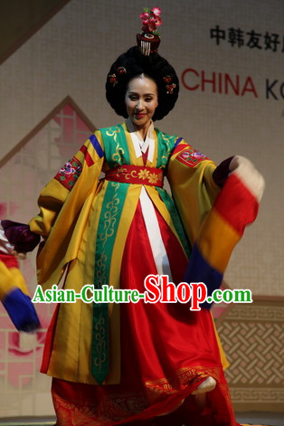 Korean Traditional Hanbok Dance Costumes for Women
