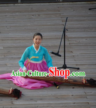 Korean Musician Perormance Hanbok Costumes for Women