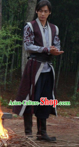 Chinese Gu Jian Qi Tan Lengend of the Ancient Sword Cosplay Costumes and Headwear