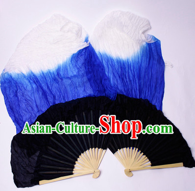 59 Inches Long Chinese Silk Dancing Fan