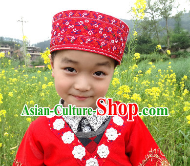 Guizhou Miao Tribe Hat for Both Adults and Kids