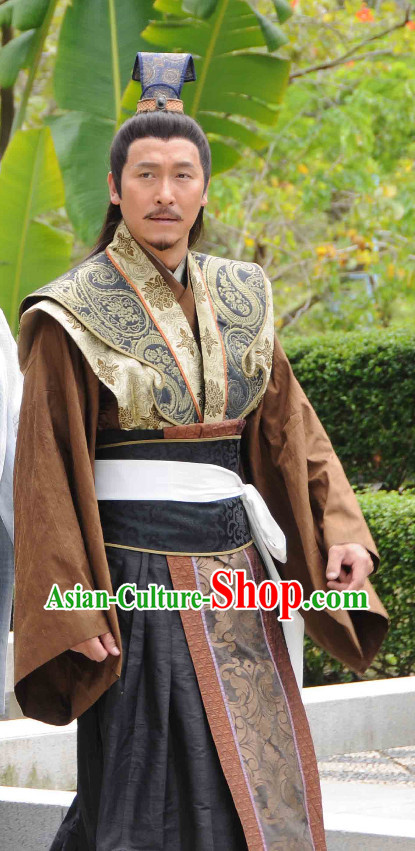 China Classical Emperor Clothing and Hat for Men