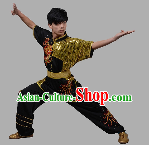 Top Dragon Embroidered Martial Arts Uniform Complete Set