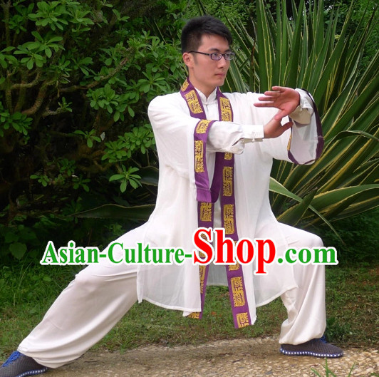 Chinese Traditional Kung Fu Mantle and Suit Complete Set