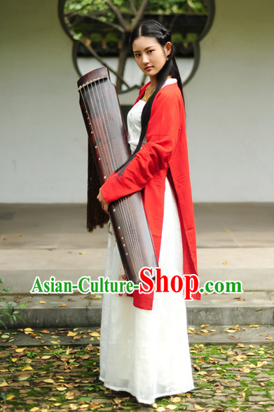Top Chinese Musician Performance Hanfu Dress Complete Set for Women