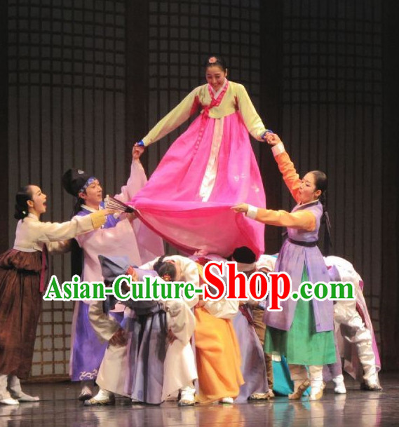 Korean Stage Qiu Xiang Hanbok Dance Costumes Carnival Costumes Traditional Costumes
