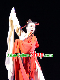 China Water Sleeves Carnival Costumes Dance Costumes Traditional Costumes