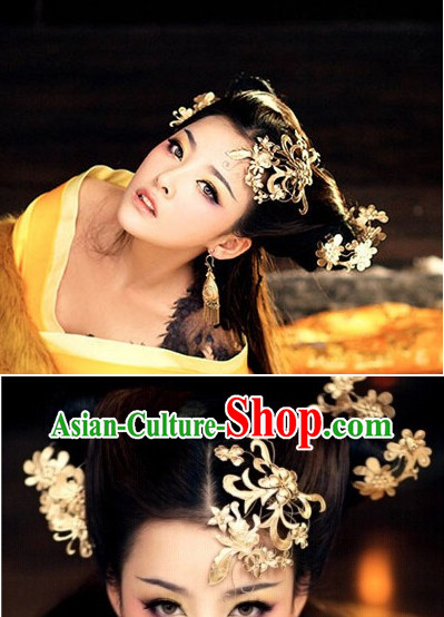 China Classical Black Wig and Headpieces