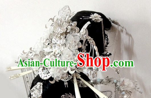 Chinese Traditional Hair Accessories Hair Fascinators Headbands Bridal Headpieces