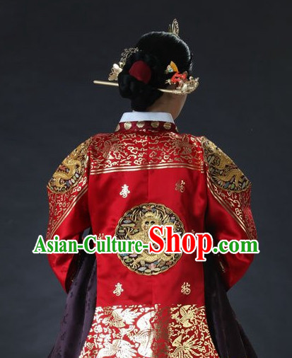 Dangui Korean Royal Costume Traditional Korean Queen Princess Ceremony Costumes