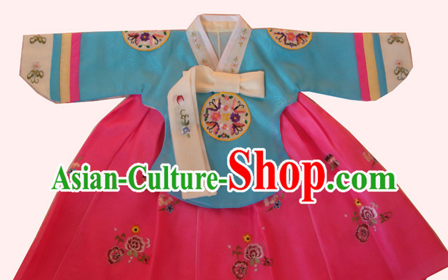 Traditional Korean Clothing Custom Made Baby Dangwi Hanbok for Birthday Party Halloween