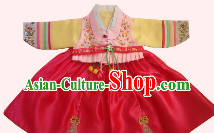 Traditional Korean Clothing Custom Made Baby Dangwi Hanbok for Birthday Party Halloween